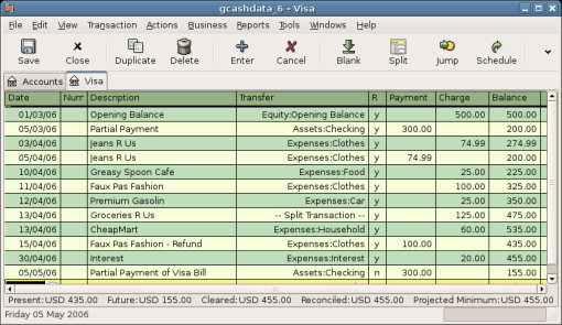 The Credit Card Account After Reconciliation And Payment